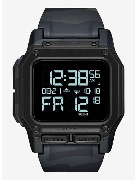 Guys Regulus Black Multicam Watch Watches